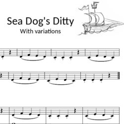 Sea Dog’s Ditty from Fun, Games and Party Pieces for Beginner Piano: Studio Licence