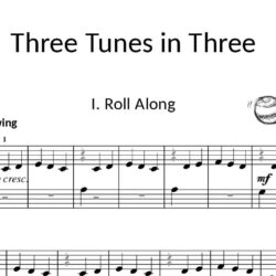 Three Tunes in Three from Fun, Games and Party Pieces for Beginner Piano: Studio Licence