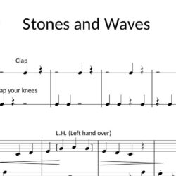 Stones and Waves from Fun, Games and Party Pieces for Beginner Piano: Studio Licence