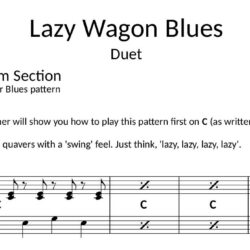 Lazy Wagon Blues from Fun, Games and Party Pieces for Beginner Piano: Studio Licence